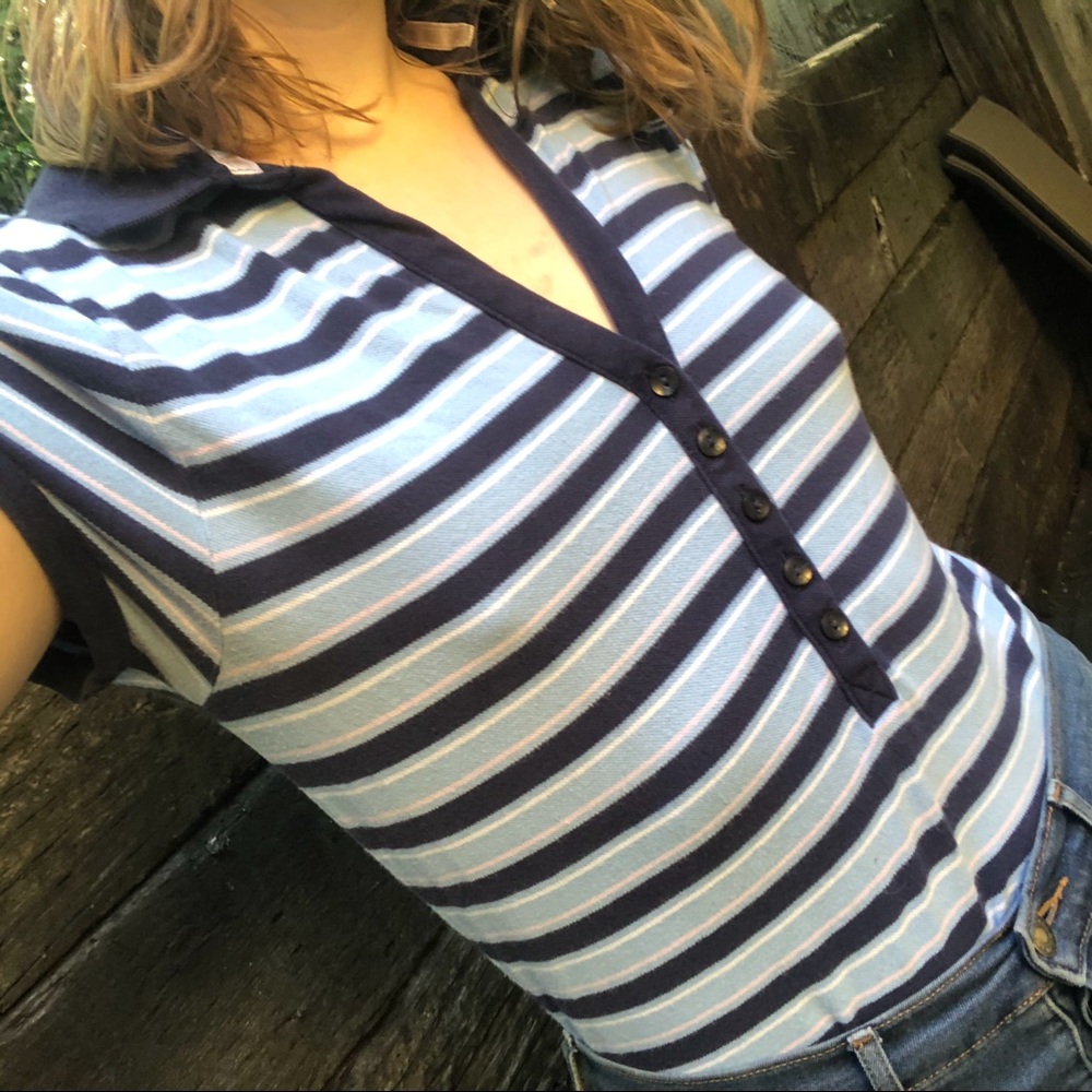 Striped Basic Polo